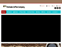 Tablet Screenshot of parimalacoffee.com